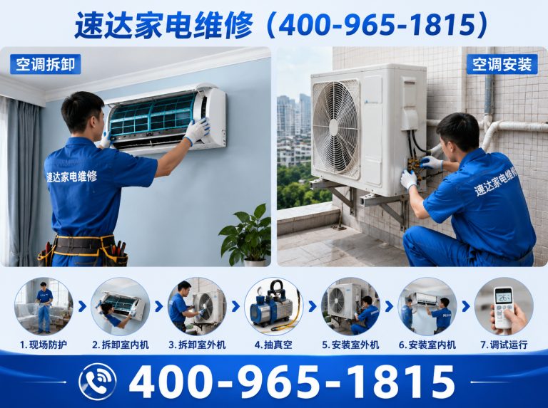 娄底中央空调维修展示图